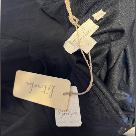 Anthropologie Let Me Be Knit Halter Maxi Dress Black Size Medium - Picture 7 of 8